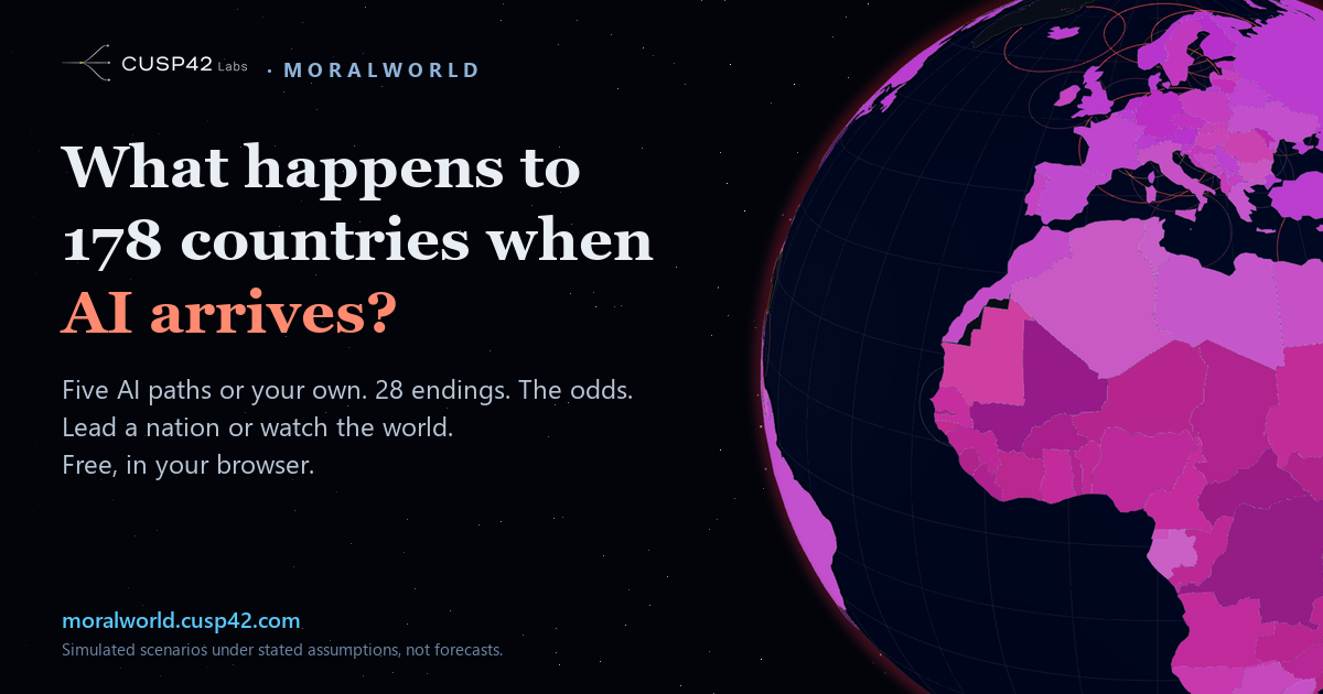 MoralWorld: a simulated globe